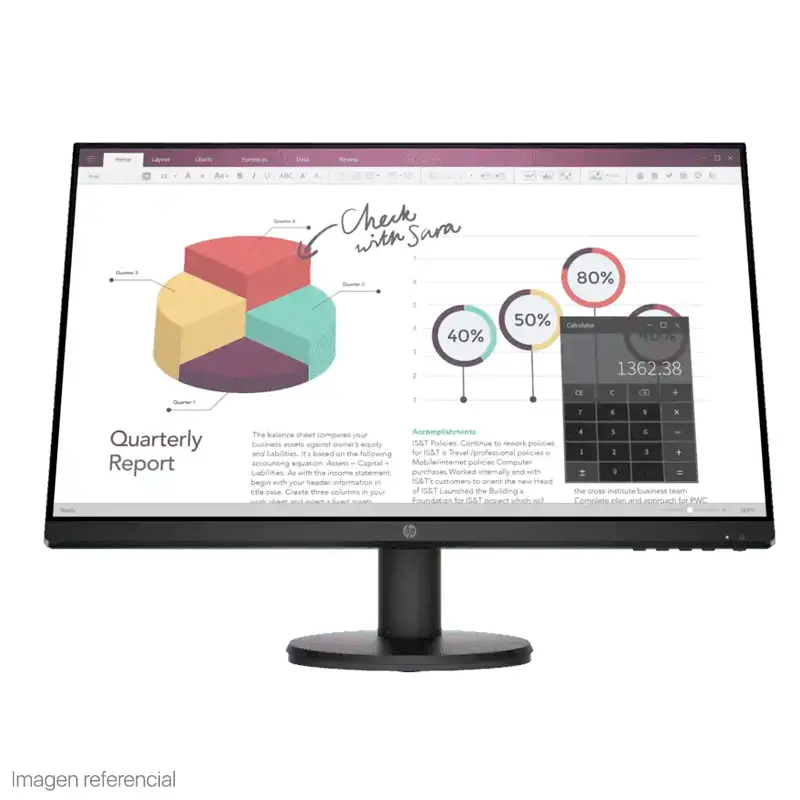 Imagen Monitor HP 23.8'' FHD